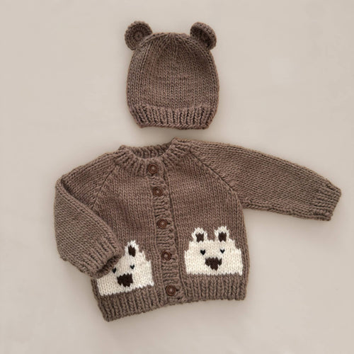 Child Tan Bear Hat / 2-5Y