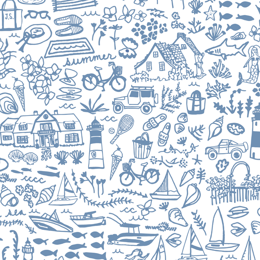 Seaside Large Travel Pouch