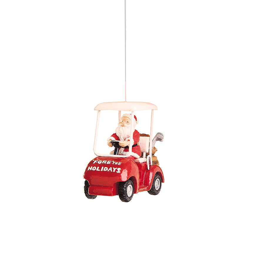 Fore The Holidays Golf Ornament
