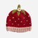 Strawberry Beanie: 6-24m