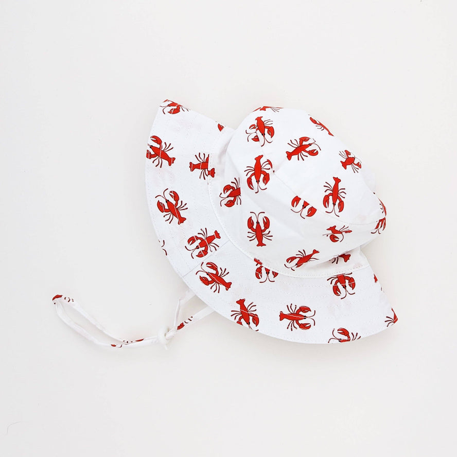 Lobster Bucket Hat: 6-12m