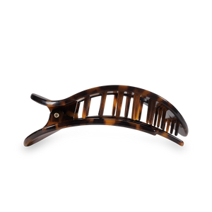 Round Flat Hair Clip | Med. | Tortoise