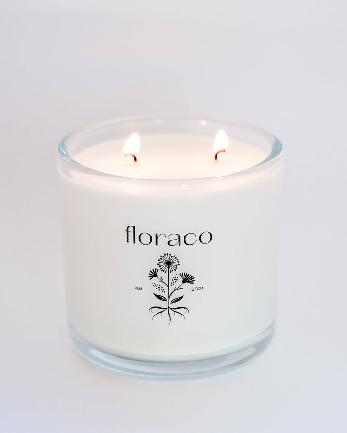 Floraco Glass Candle: Grand