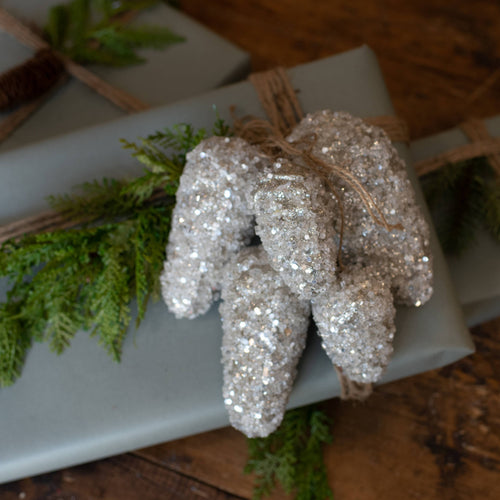 Glittered Hanging Pinecone - 20"