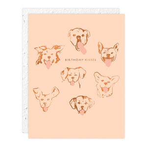 Dog Birthday Kisses | Seedlings Plantable Cards