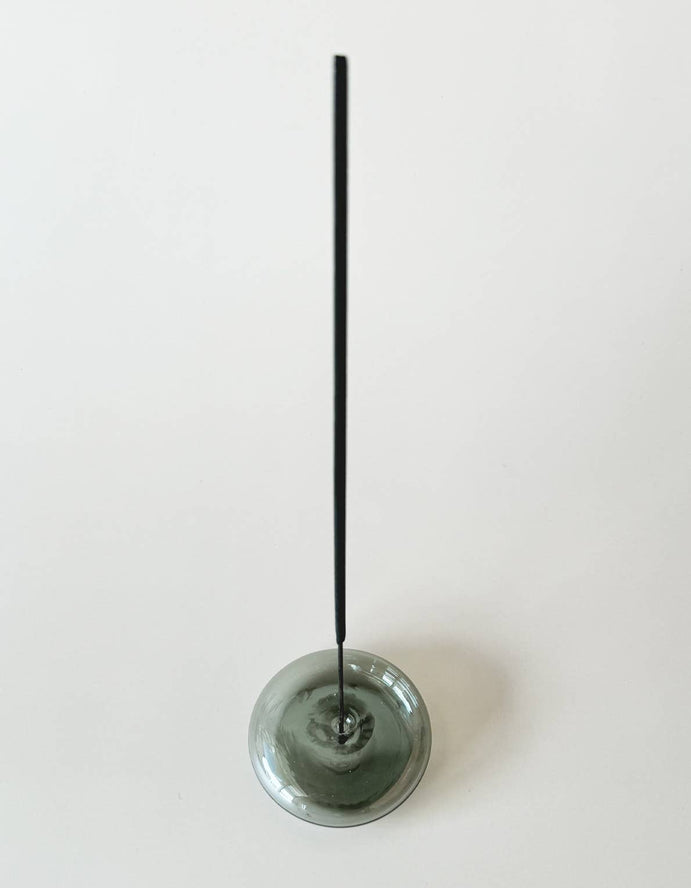 Bubble Incense Holder | Translucent Variations: Rose Glass