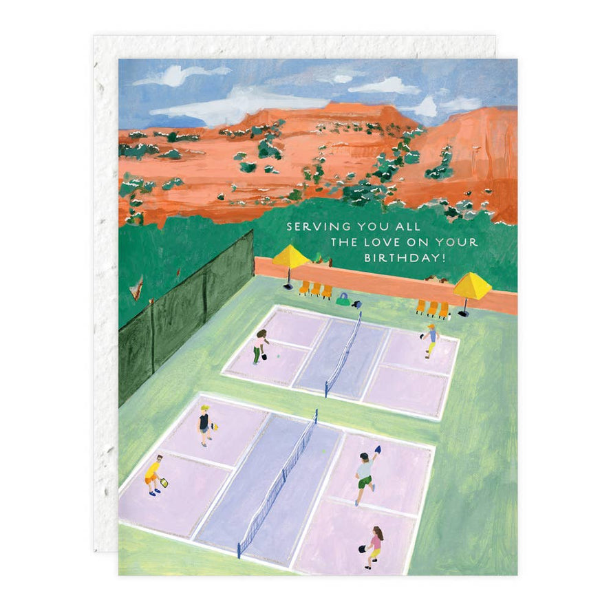 Serving You All The Love Pickleball | Seedlings Plantable Cards