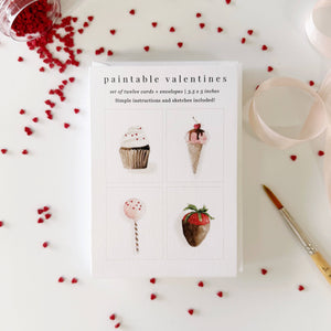 Sweet Treats Paintable Notecards