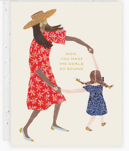 Mom You Make the World Go Round  | Seedlings Plantable Card