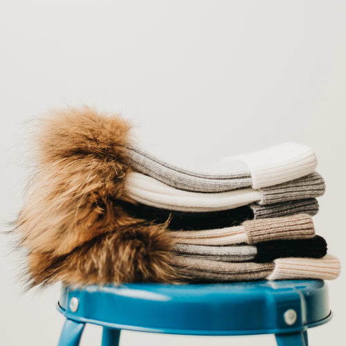 Cashmere Pom Hat
