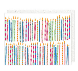 Candles Birthday Card | Seedlings Plantable Cards